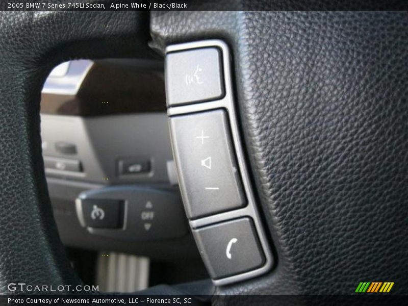 Alpine White / Black/Black 2005 BMW 7 Series 745Li Sedan