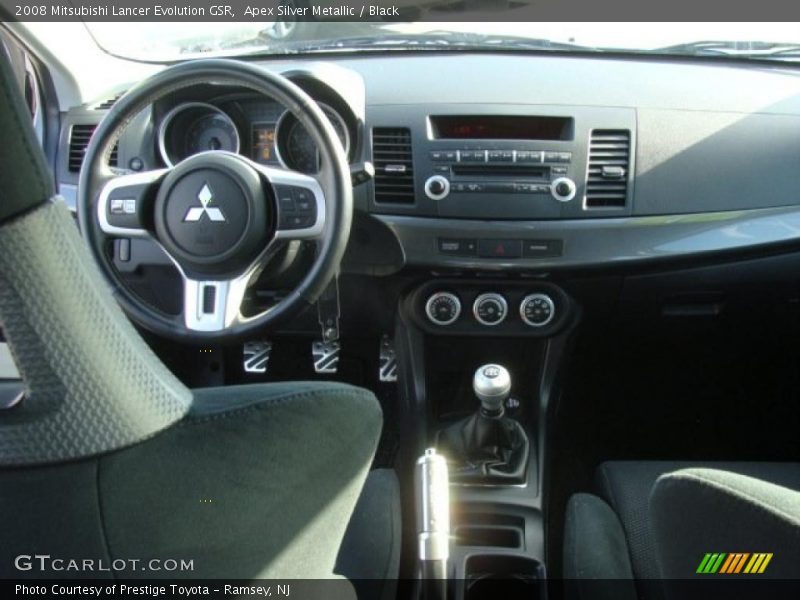 Dashboard of 2008 Lancer Evolution GSR