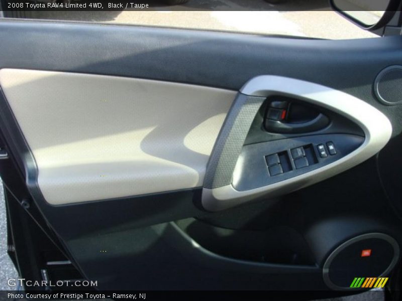 Black / Taupe 2008 Toyota RAV4 Limited 4WD