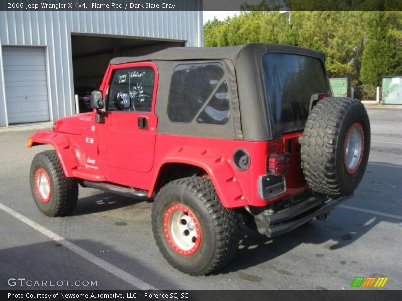 Flame Red / Dark Slate Gray 2006 Jeep Wrangler X 4x4