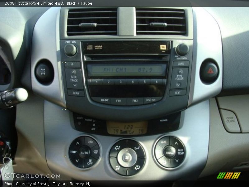 Black / Taupe 2008 Toyota RAV4 Limited 4WD