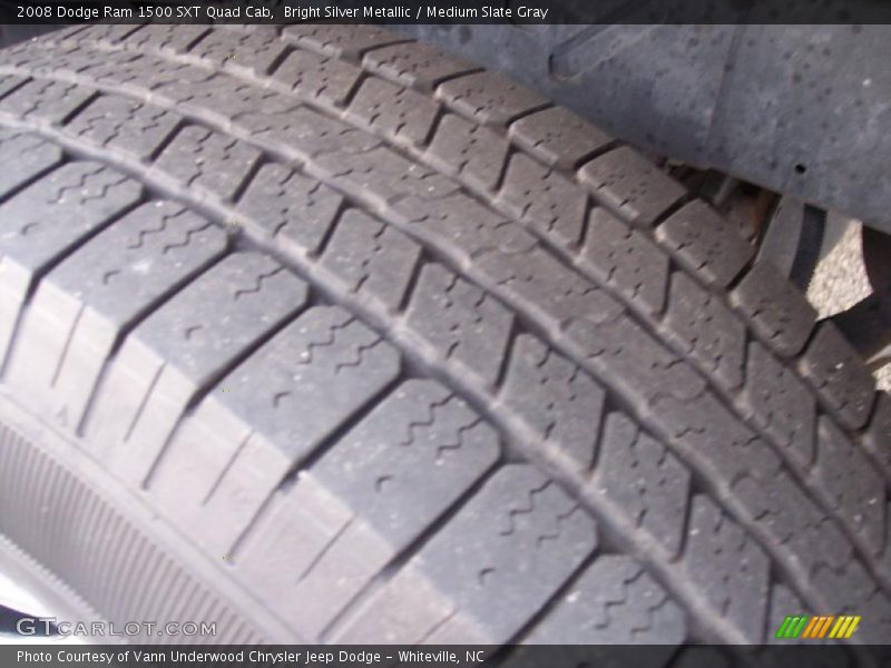 Bright Silver Metallic / Medium Slate Gray 2008 Dodge Ram 1500 SXT Quad Cab