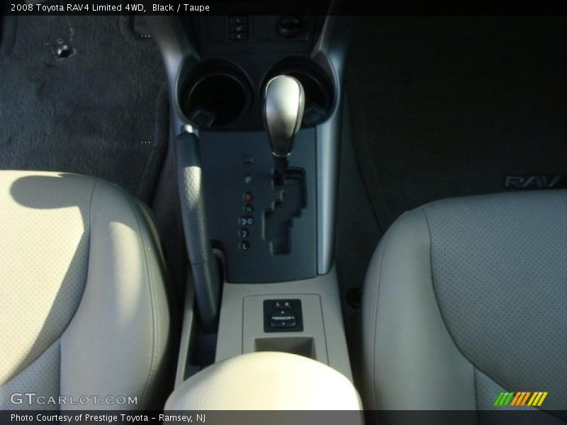 Black / Taupe 2008 Toyota RAV4 Limited 4WD