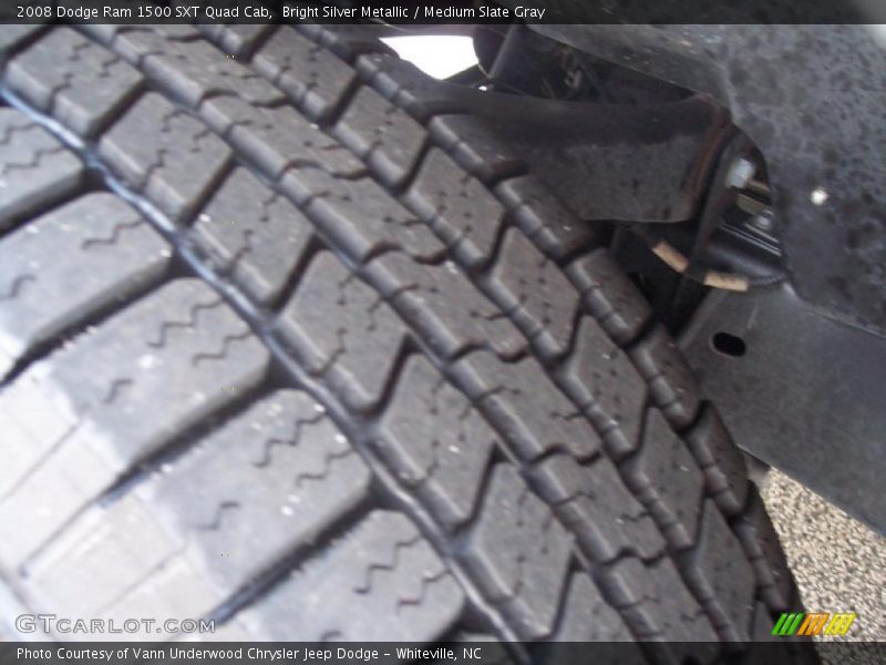 Bright Silver Metallic / Medium Slate Gray 2008 Dodge Ram 1500 SXT Quad Cab