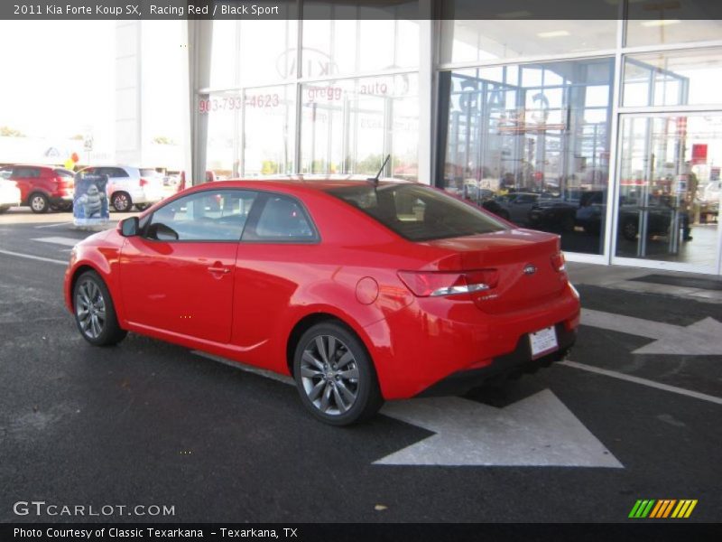 Racing Red / Black Sport 2011 Kia Forte Koup SX