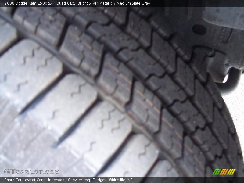 Bright Silver Metallic / Medium Slate Gray 2008 Dodge Ram 1500 SXT Quad Cab