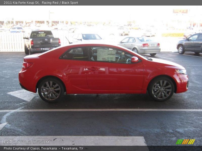 Racing Red / Black Sport 2011 Kia Forte Koup SX