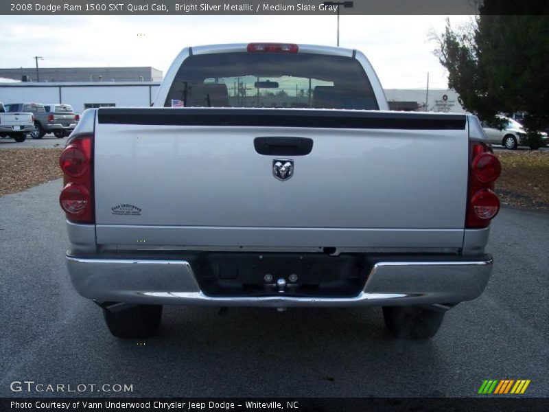 Bright Silver Metallic / Medium Slate Gray 2008 Dodge Ram 1500 SXT Quad Cab