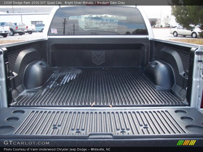 Bright Silver Metallic / Medium Slate Gray 2008 Dodge Ram 1500 SXT Quad Cab