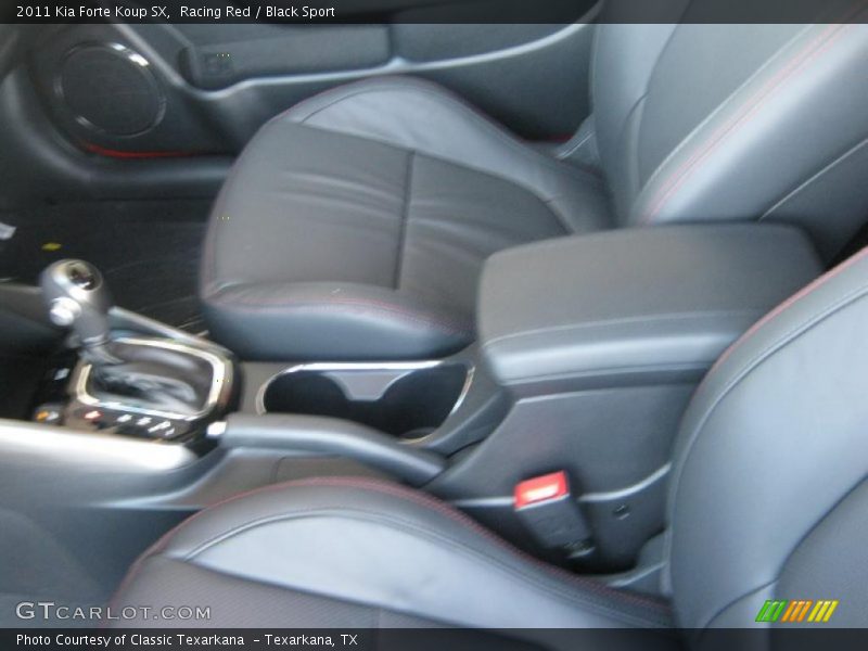 Racing Red / Black Sport 2011 Kia Forte Koup SX