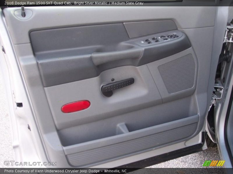 Bright Silver Metallic / Medium Slate Gray 2008 Dodge Ram 1500 SXT Quad Cab