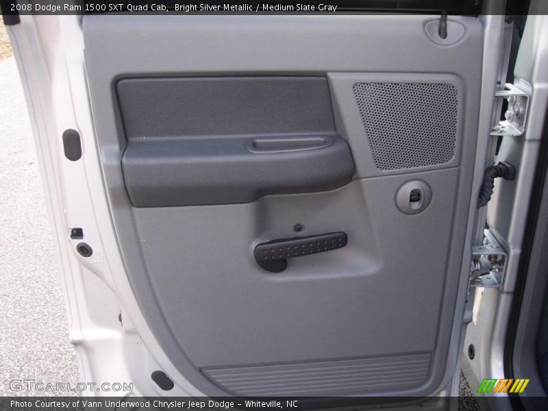 Bright Silver Metallic / Medium Slate Gray 2008 Dodge Ram 1500 SXT Quad Cab
