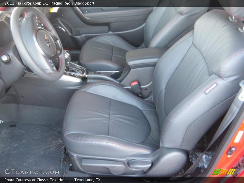 Racing Red / Black Sport 2011 Kia Forte Koup SX