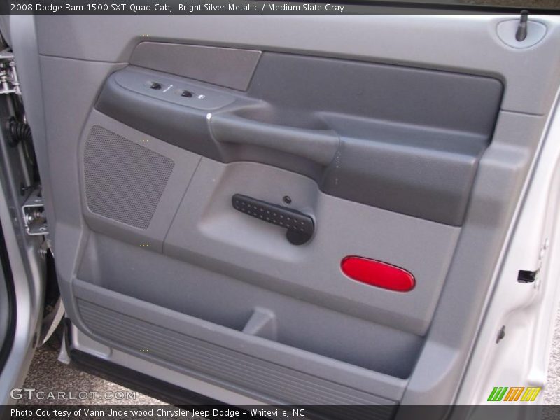 Bright Silver Metallic / Medium Slate Gray 2008 Dodge Ram 1500 SXT Quad Cab