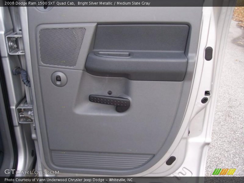 Bright Silver Metallic / Medium Slate Gray 2008 Dodge Ram 1500 SXT Quad Cab