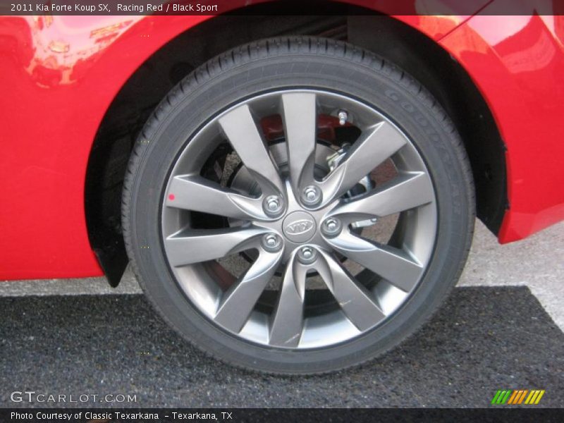 Racing Red / Black Sport 2011 Kia Forte Koup SX