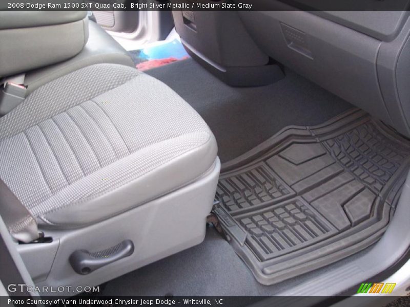 Bright Silver Metallic / Medium Slate Gray 2008 Dodge Ram 1500 SXT Quad Cab