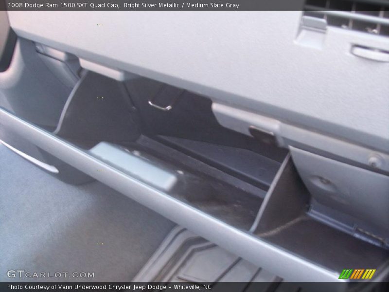 Bright Silver Metallic / Medium Slate Gray 2008 Dodge Ram 1500 SXT Quad Cab