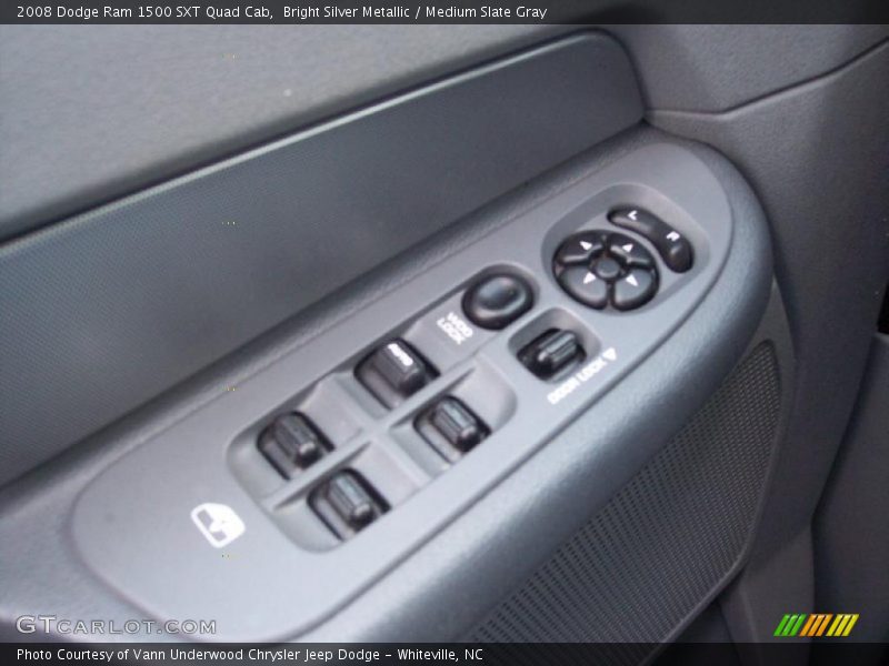 Bright Silver Metallic / Medium Slate Gray 2008 Dodge Ram 1500 SXT Quad Cab