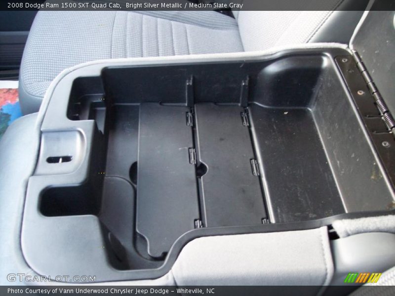 Bright Silver Metallic / Medium Slate Gray 2008 Dodge Ram 1500 SXT Quad Cab