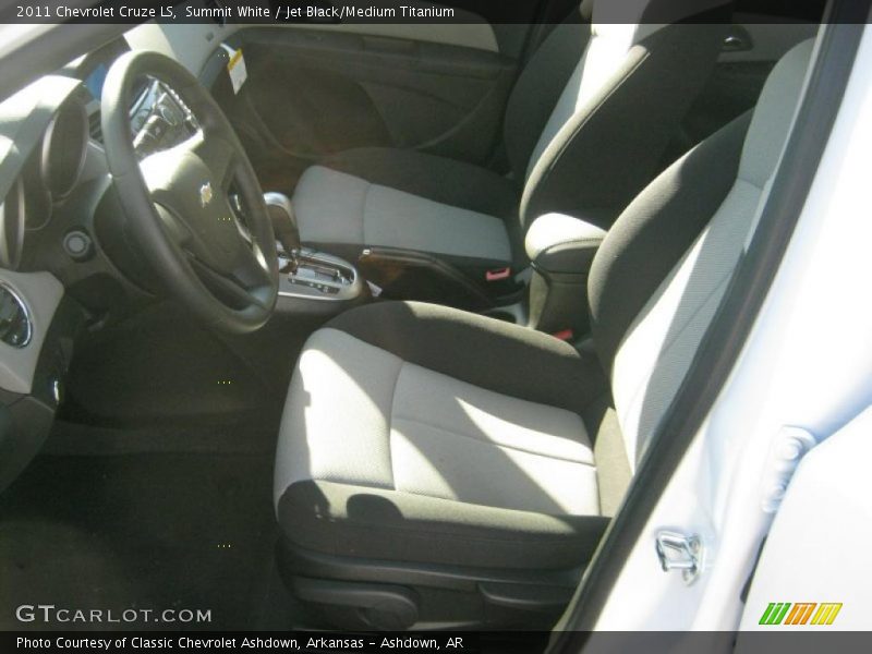  2011 Cruze LS Jet Black/Medium Titanium Interior