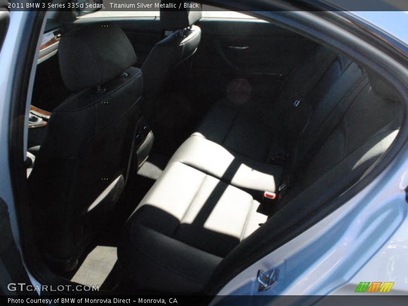 Titanium Silver Metallic / Black 2011 BMW 3 Series 335d Sedan