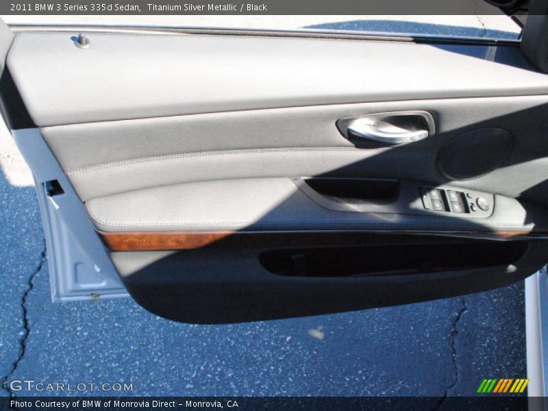 Titanium Silver Metallic / Black 2011 BMW 3 Series 335d Sedan