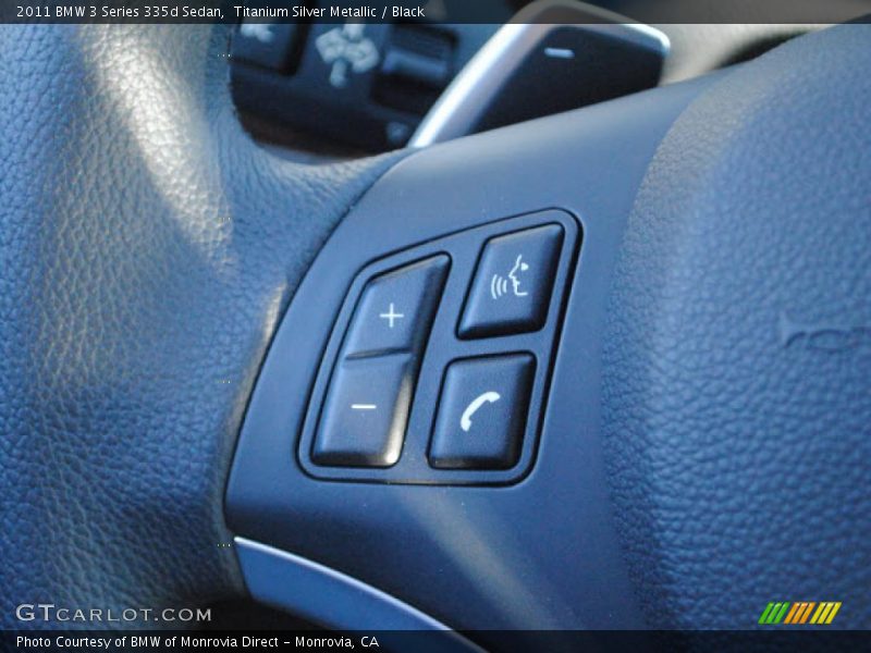 Titanium Silver Metallic / Black 2011 BMW 3 Series 335d Sedan