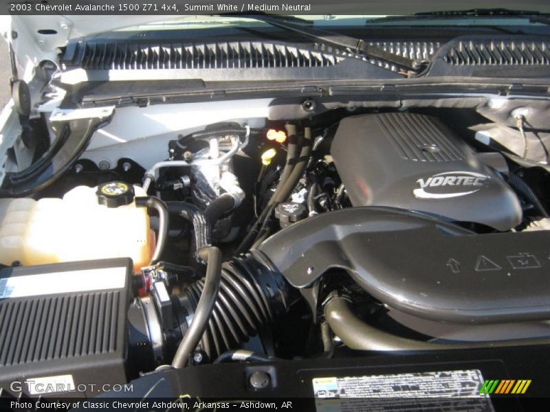 Summit White / Medium Neutral 2003 Chevrolet Avalanche 1500 Z71 4x4