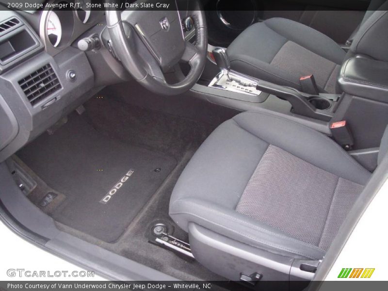 Stone White / Dark Slate Gray 2009 Dodge Avenger R/T
