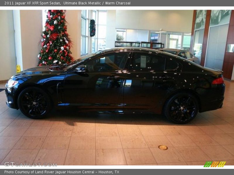 Ultimate Black Metallic / Warm Charcoal 2011 Jaguar XF XFR Sport Sedan