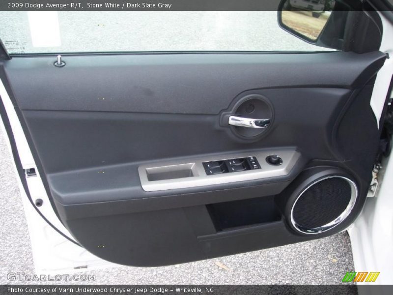 Stone White / Dark Slate Gray 2009 Dodge Avenger R/T