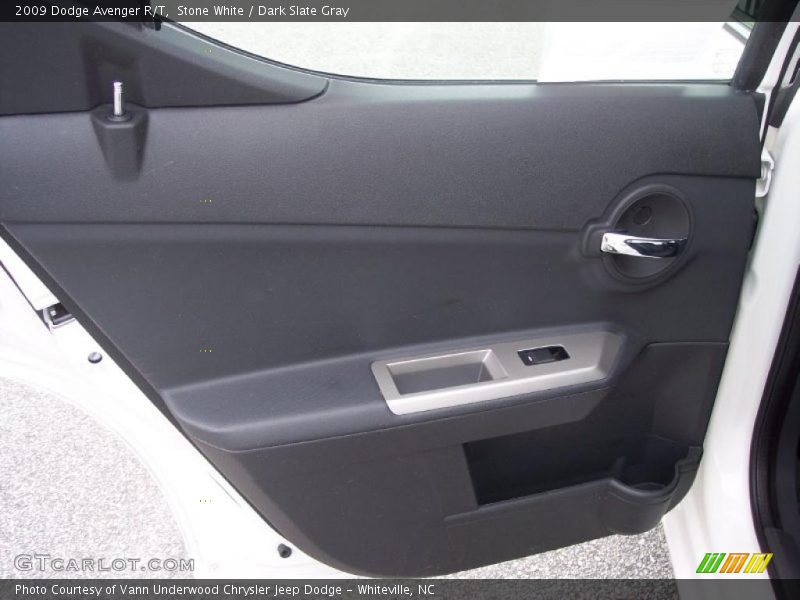 Stone White / Dark Slate Gray 2009 Dodge Avenger R/T
