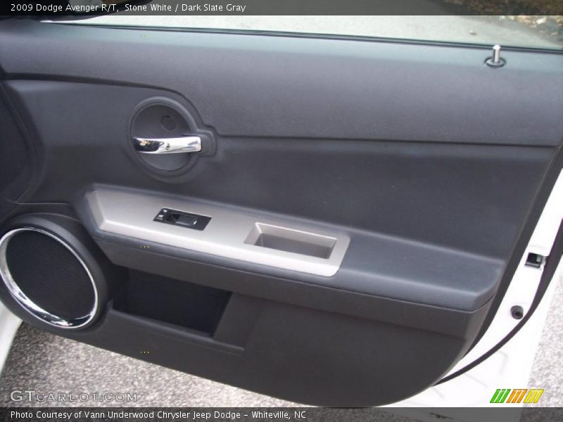 Stone White / Dark Slate Gray 2009 Dodge Avenger R/T