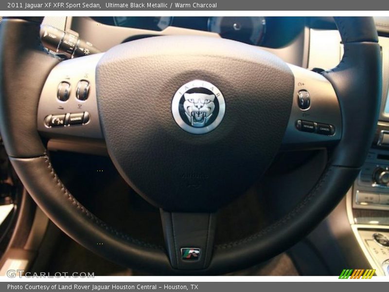 Ultimate Black Metallic / Warm Charcoal 2011 Jaguar XF XFR Sport Sedan