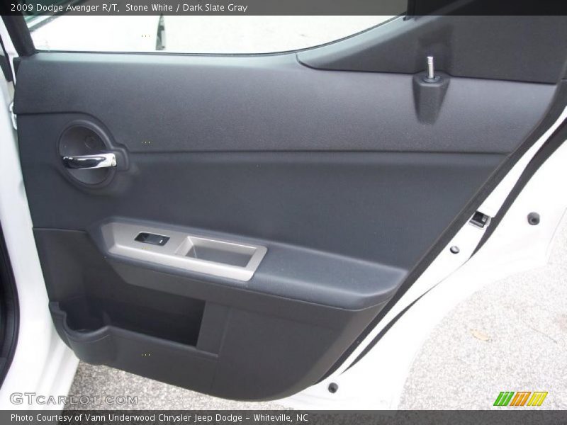 Stone White / Dark Slate Gray 2009 Dodge Avenger R/T