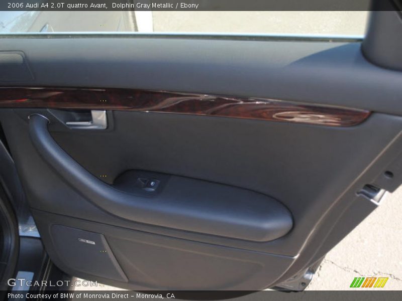 Dolphin Gray Metallic / Ebony 2006 Audi A4 2.0T quattro Avant