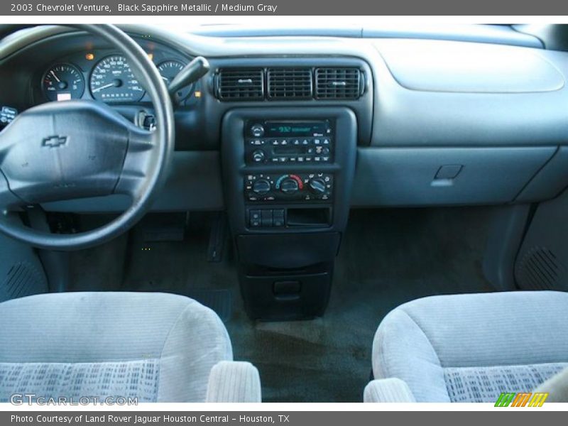 Black Sapphire Metallic / Medium Gray 2003 Chevrolet Venture