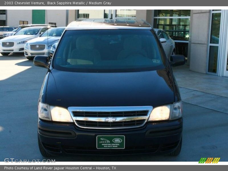 Black Sapphire Metallic / Medium Gray 2003 Chevrolet Venture