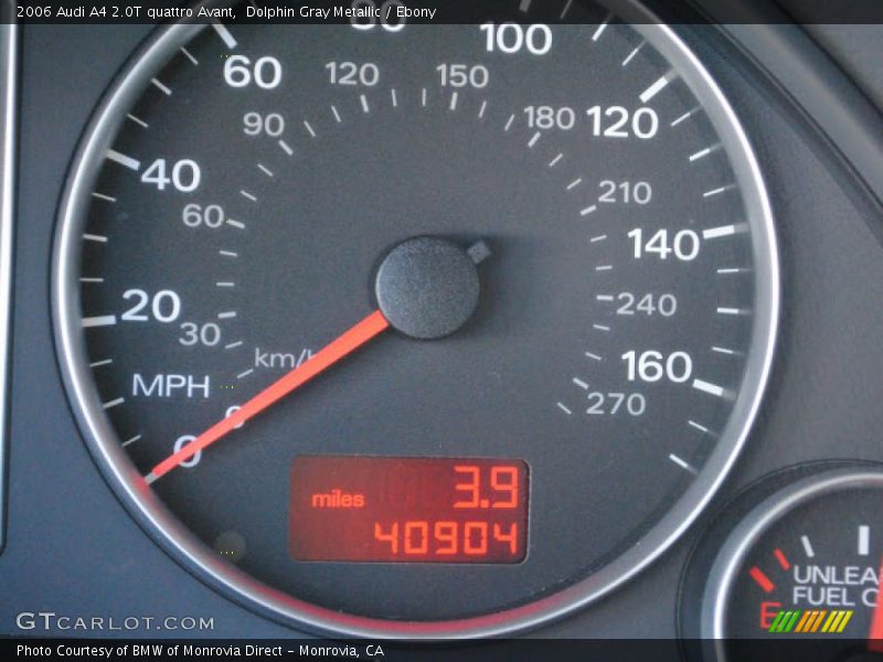Dolphin Gray Metallic / Ebony 2006 Audi A4 2.0T quattro Avant