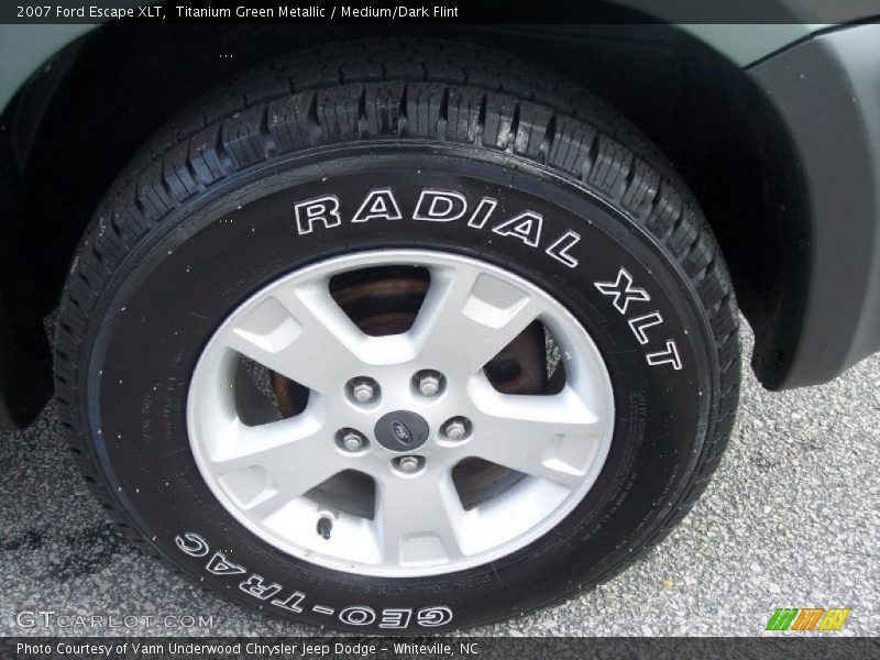 Titanium Green Metallic / Medium/Dark Flint 2007 Ford Escape XLT