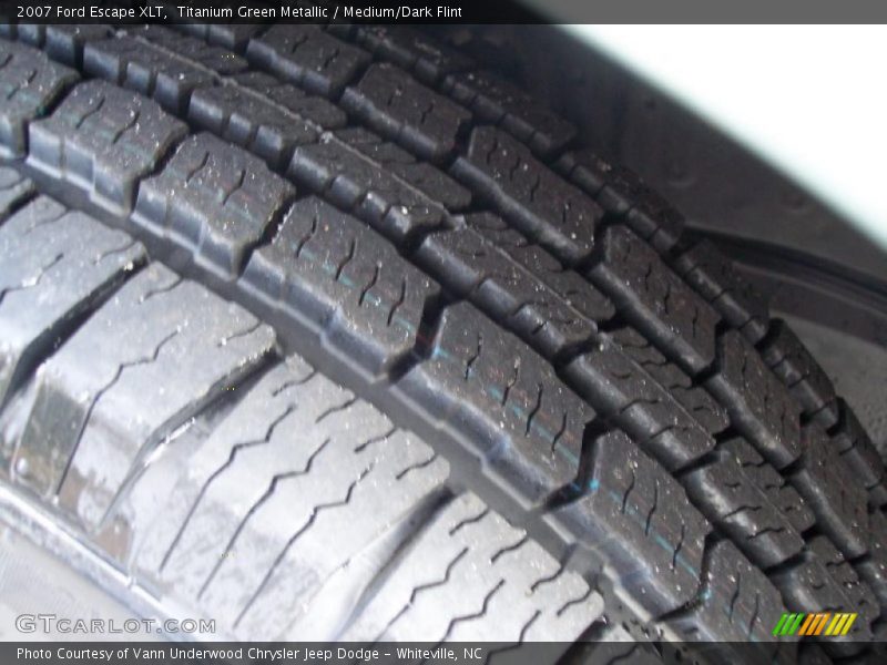 Titanium Green Metallic / Medium/Dark Flint 2007 Ford Escape XLT