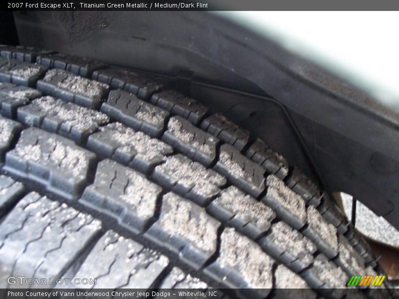 Titanium Green Metallic / Medium/Dark Flint 2007 Ford Escape XLT