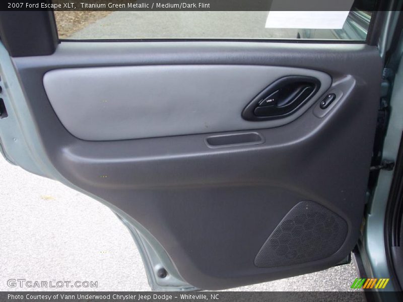 Titanium Green Metallic / Medium/Dark Flint 2007 Ford Escape XLT