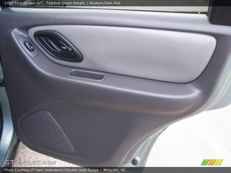 Titanium Green Metallic / Medium/Dark Flint 2007 Ford Escape XLT