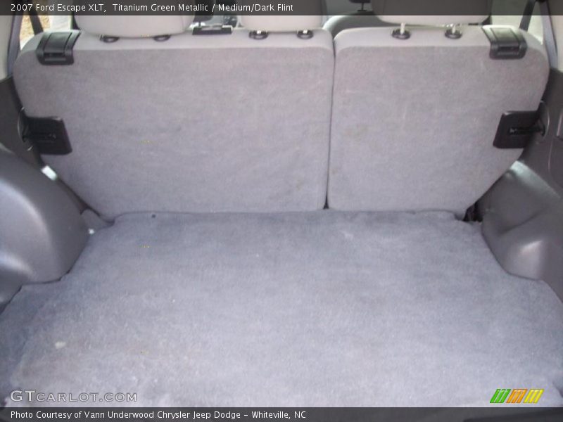 Titanium Green Metallic / Medium/Dark Flint 2007 Ford Escape XLT