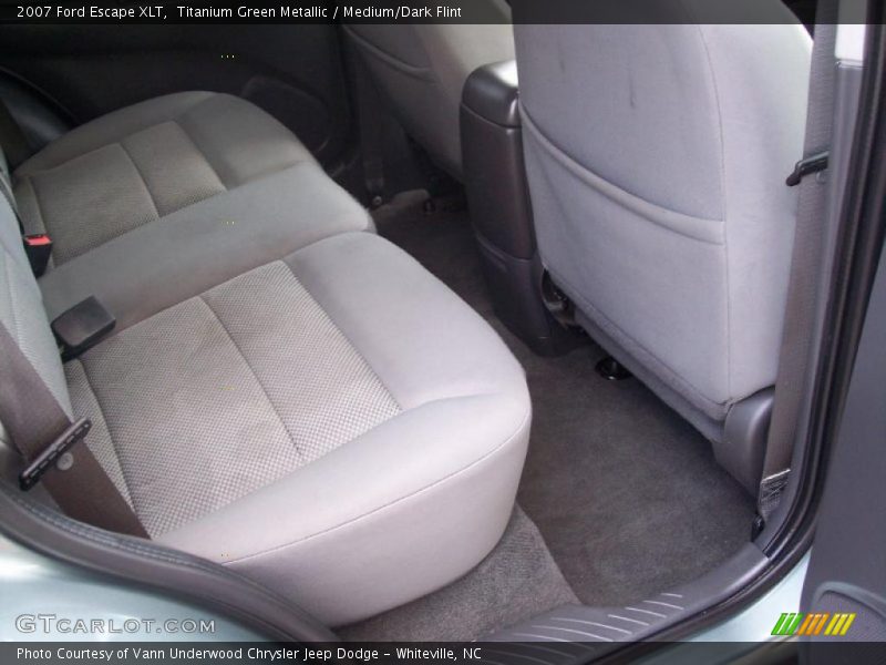 Titanium Green Metallic / Medium/Dark Flint 2007 Ford Escape XLT