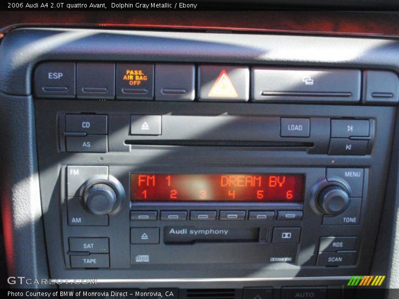 Dolphin Gray Metallic / Ebony 2006 Audi A4 2.0T quattro Avant