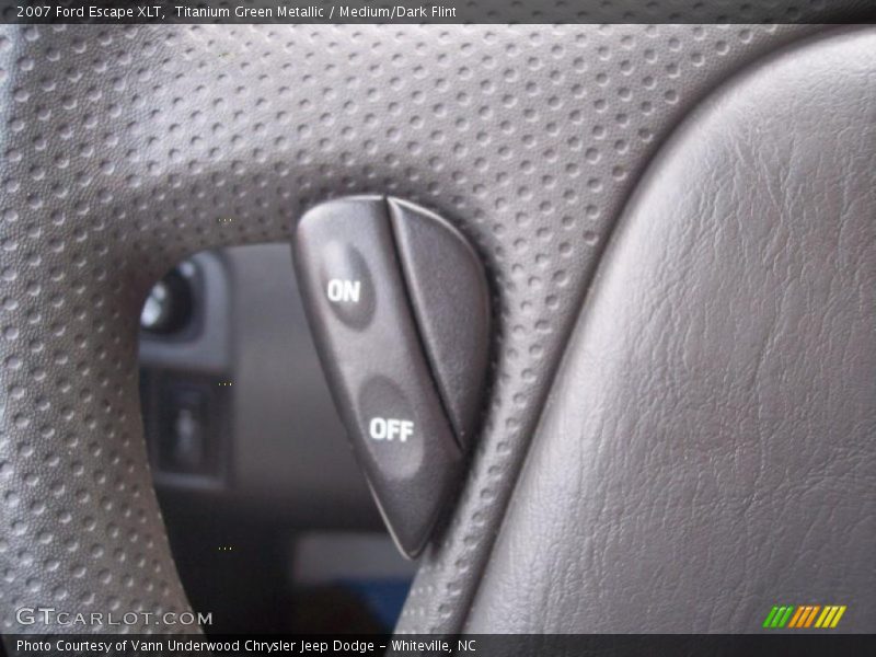 Titanium Green Metallic / Medium/Dark Flint 2007 Ford Escape XLT