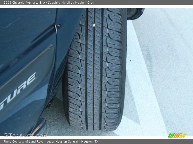 Black Sapphire Metallic / Medium Gray 2003 Chevrolet Venture